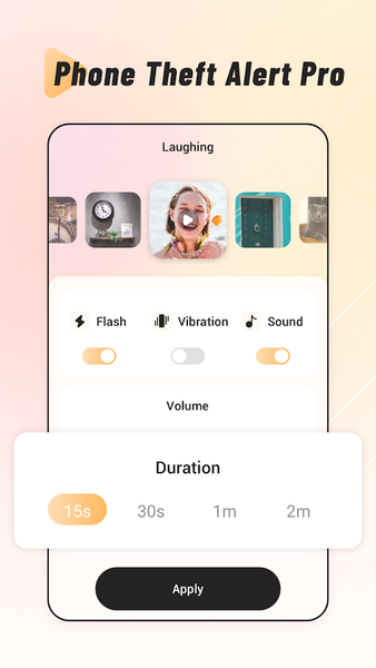 Phone Theft Alert Pro - Image screenshot of android app