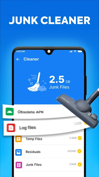 Phone Cleaner - Junk Cleaner - عکس برنامه موبایلی اندروید