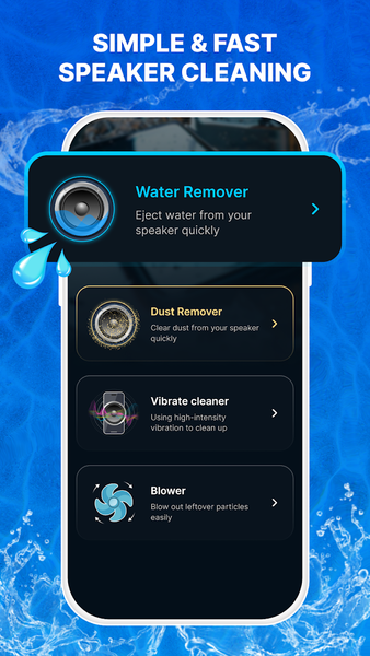 Speaker Cleaner - Eject Water - عکس برنامه موبایلی اندروید