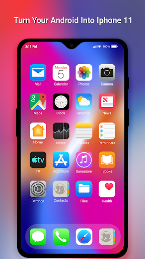 Phone ۱۳ Launcher - Icamera - عکس برنامه موبایلی اندروید