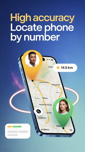 Mobile Number Locator App - عکس برنامه موبایلی اندروید
