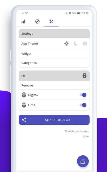 Screen Time & Limits: Digitox - عکس برنامه موبایلی اندروید