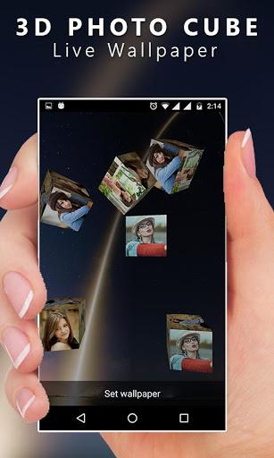 ۳D Cube Live Wallpaper - عکس برنامه موبایلی اندروید