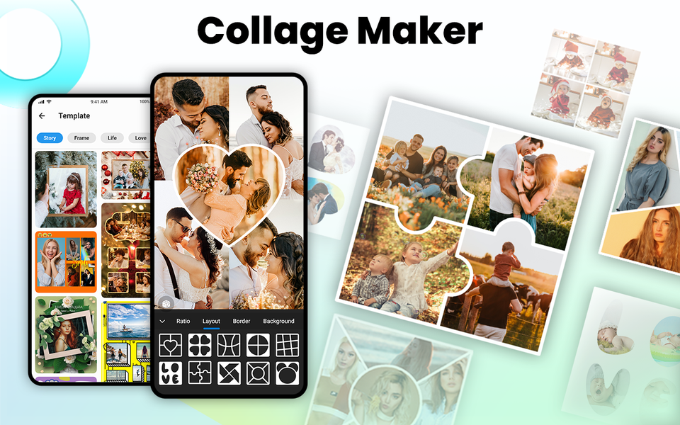 Pic Collage Maker:Photo Editor - عکس برنامه موبایلی اندروید