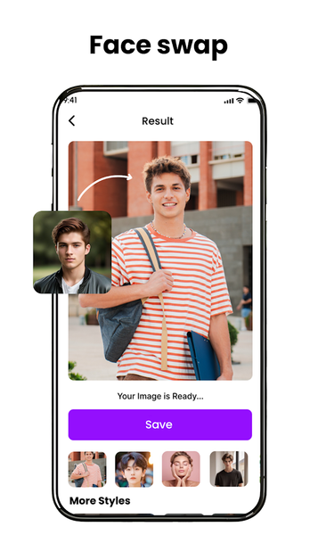 AI Face Swap Photo Editor - عکس برنامه موبایلی اندروید