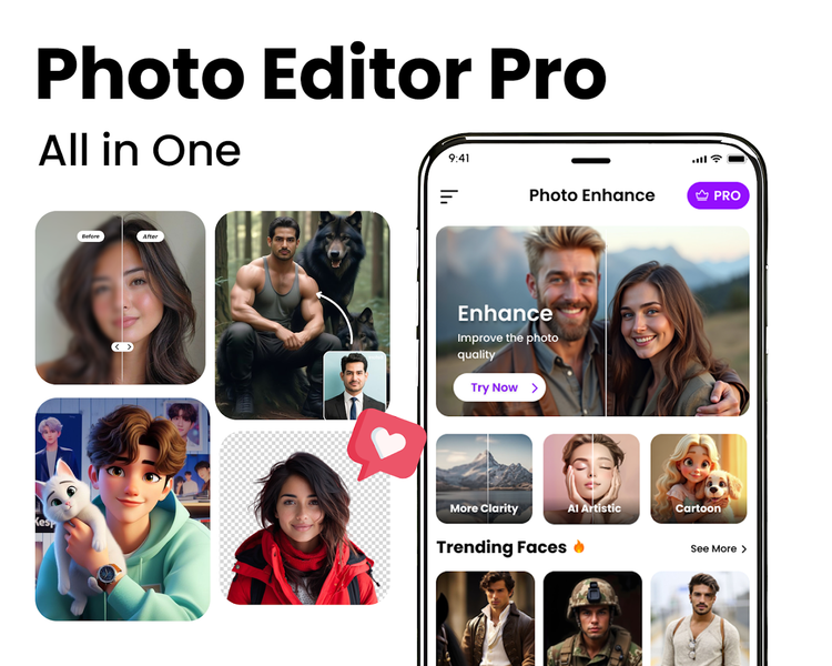 AI Photo Editor: Magic Lens - عکس برنامه موبایلی اندروید