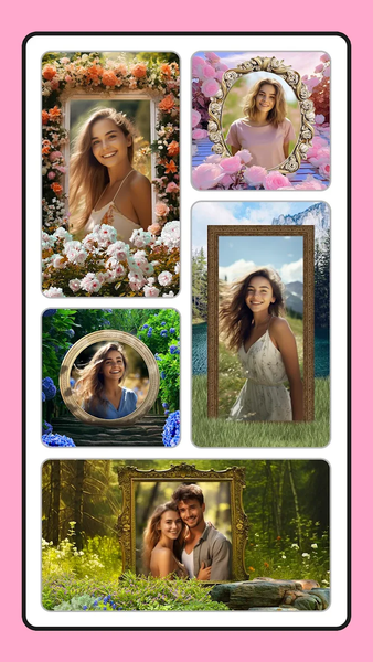 Photo frame app, collage maker - عکس برنامه موبایلی اندروید