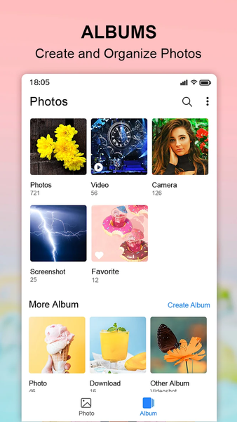 Photo Gallery & Video Gallery - Image screenshot of android app