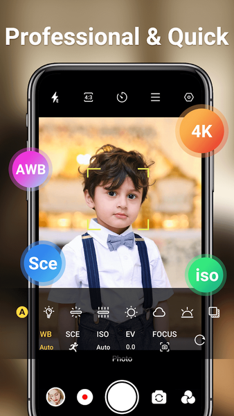 Camera for Android - HD Camera - عکس برنامه موبایلی اندروید