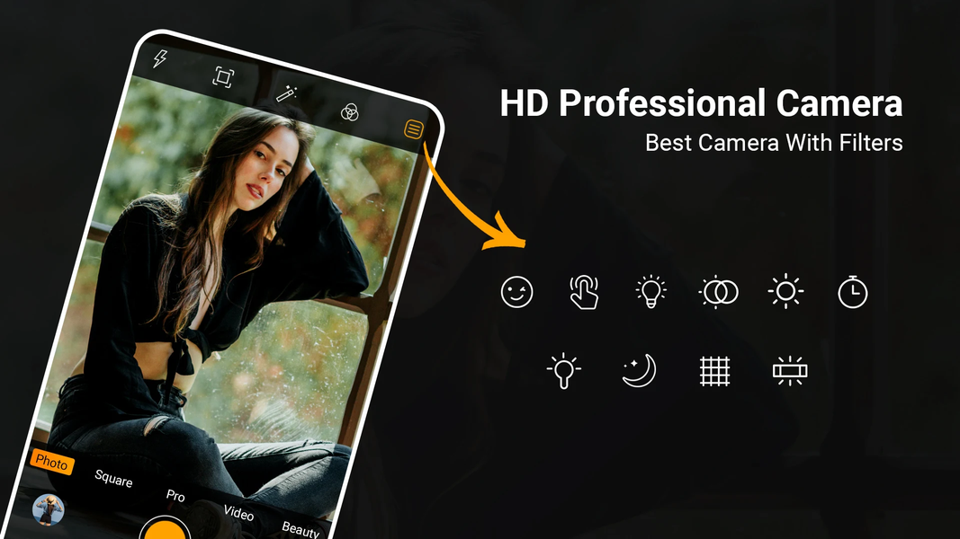 HD Camera for Android - Image screenshot of android app