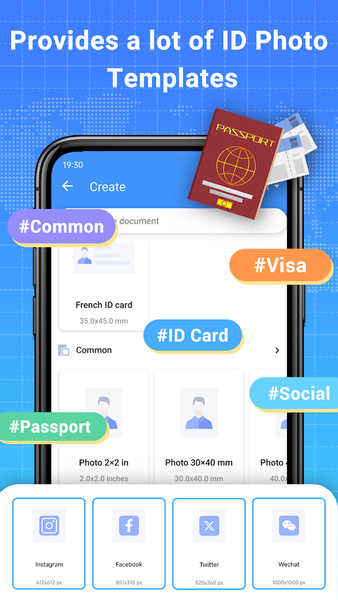 ID Photo: Passport Photo Maker - عکس برنامه موبایلی اندروید