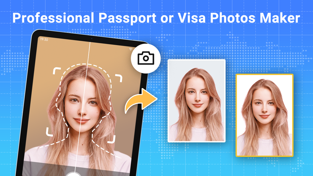 ID Photo: Passport Photo Maker - عکس برنامه موبایلی اندروید