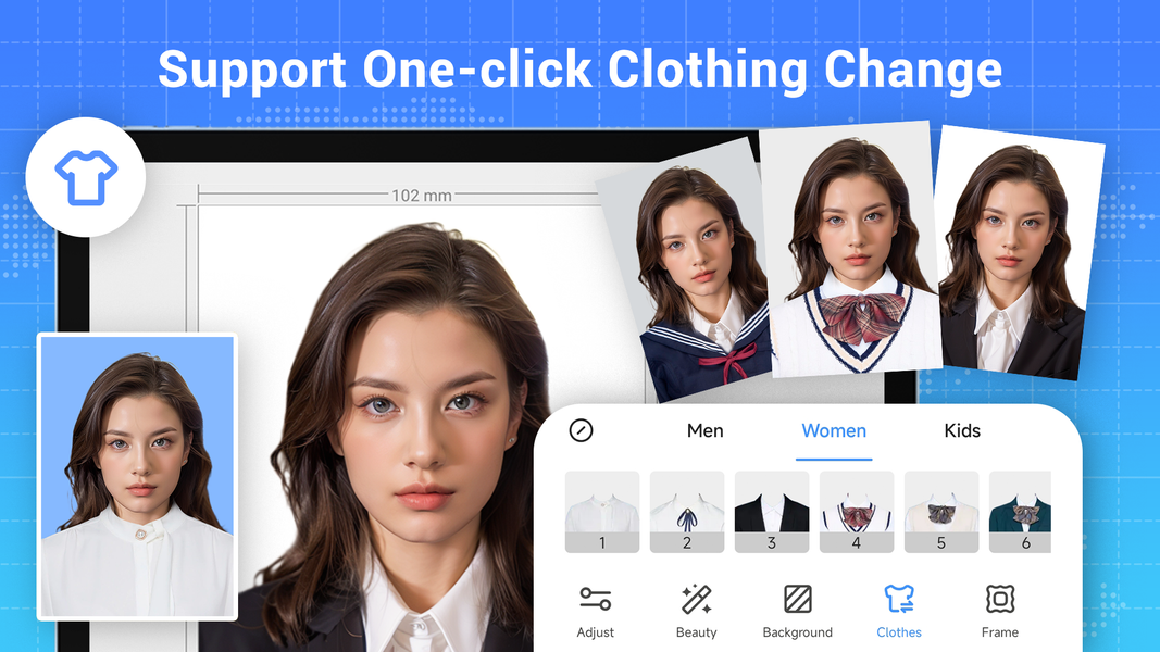 ID Photo: Passport Photo Maker - عکس برنامه موبایلی اندروید