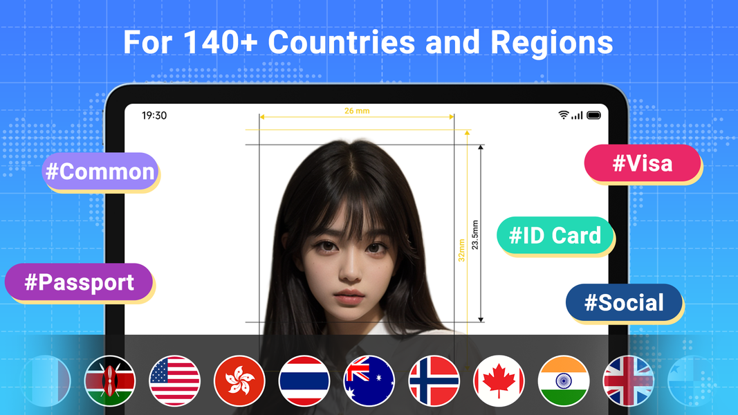 ID Photo: Passport Photo Maker - عکس برنامه موبایلی اندروید