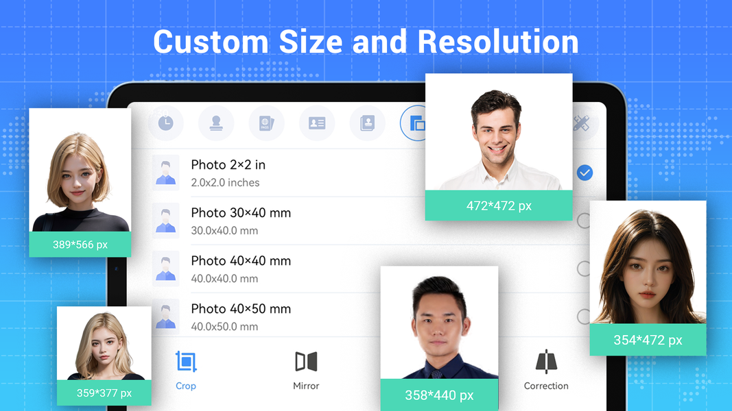 ID Photo: Passport Photo Maker - عکس برنامه موبایلی اندروید