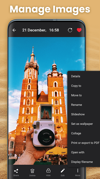 Photo Gallery - Album Vault - Image screenshot of android app