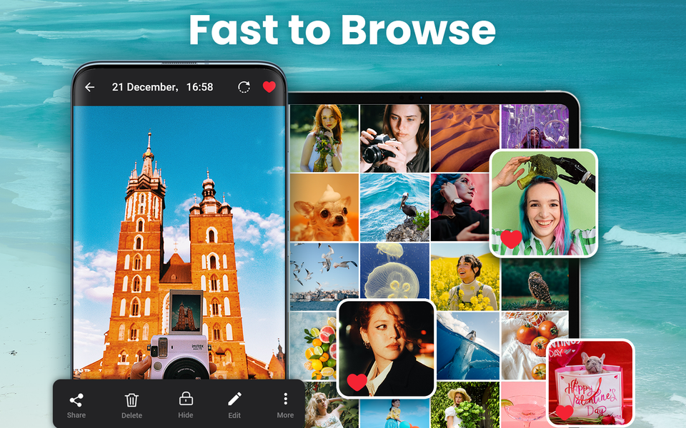Photo Gallery - Album Vault - Image screenshot of android app