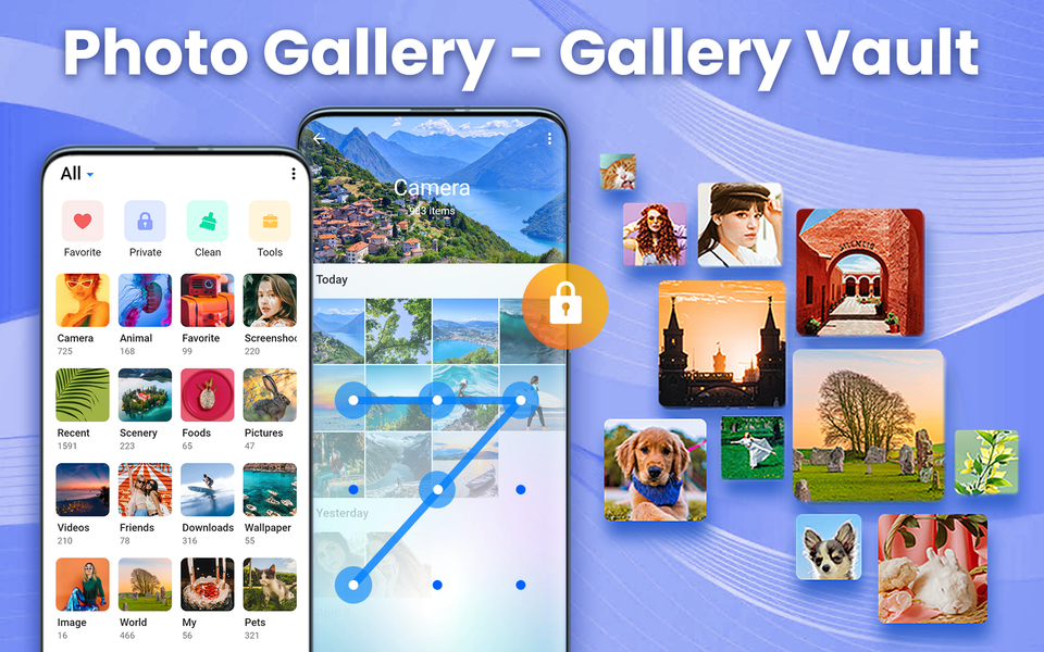 Photo Gallery - Album Vault - Image screenshot of android app