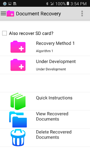 Document Recovery - Image screenshot of android app