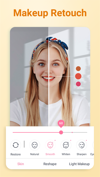 Selfie Camera - Beauty Camera - عکس برنامه موبایلی اندروید