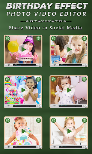 Birthday Photo Effect Video - عکس برنامه موبایلی اندروید