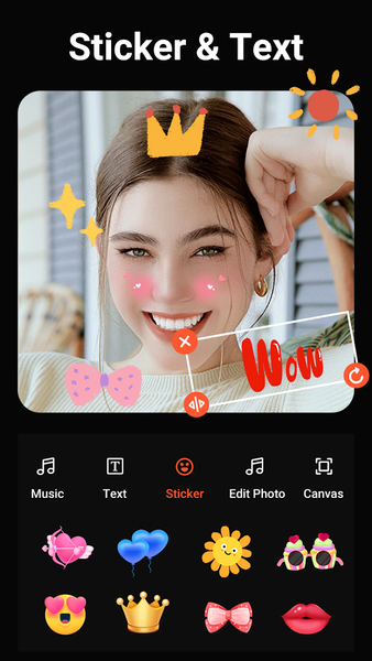 Photo Video Maker with Song - عکس برنامه موبایلی اندروید