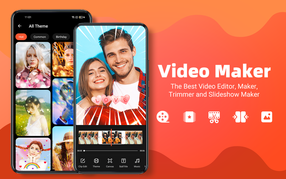 Photo Video Maker with Song - Image screenshot of android app