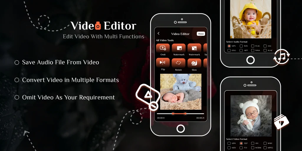 Video Editor - Merger & Joiner - عکس برنامه موبایلی اندروید