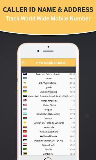 Caller ID Name And Location - Image screenshot of android app