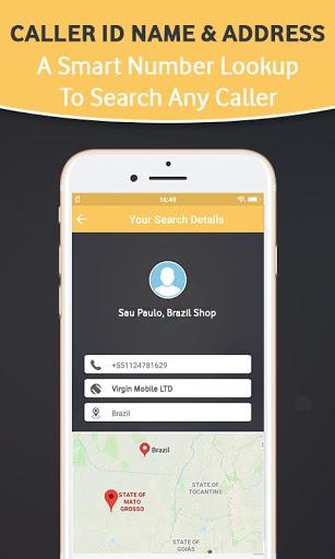 Caller ID Name And Location - Image screenshot of android app
