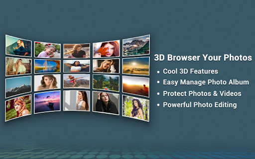Photo Gallery 3D & HD - Image screenshot of android app