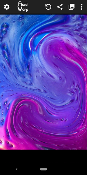 Face Warp and Fluid Simulation - Gameplay image of android game