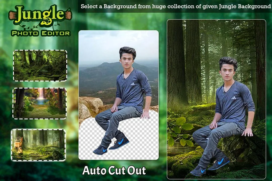 Jungle Photo Editor - Image screenshot of android app