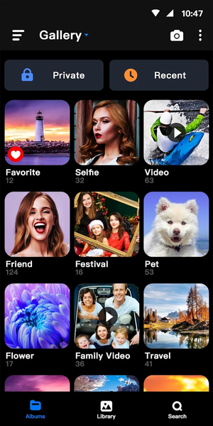 Photo Gallery - Album, Vault - Image screenshot of android app