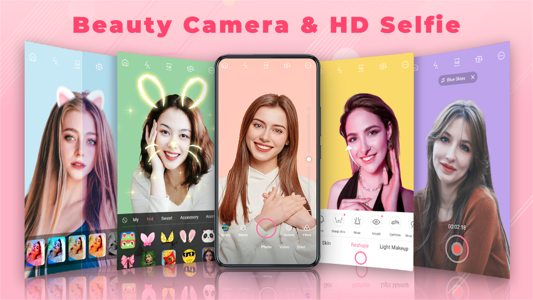 Beauty Camera Plus: Selfie Cam - عکس برنامه موبایلی اندروید