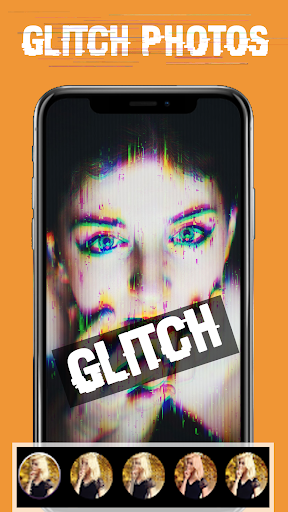 Glitch Photo Effect - Glitch Video Editor - عکس برنامه موبایلی اندروید