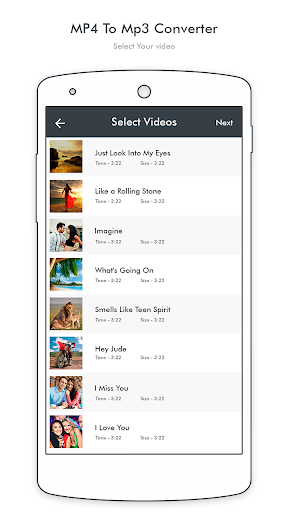 MP4 to MP3 Converter - Image screenshot of android app