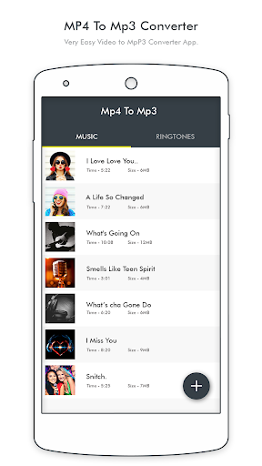 MP4 to MP3 Converter - عکس برنامه موبایلی اندروید