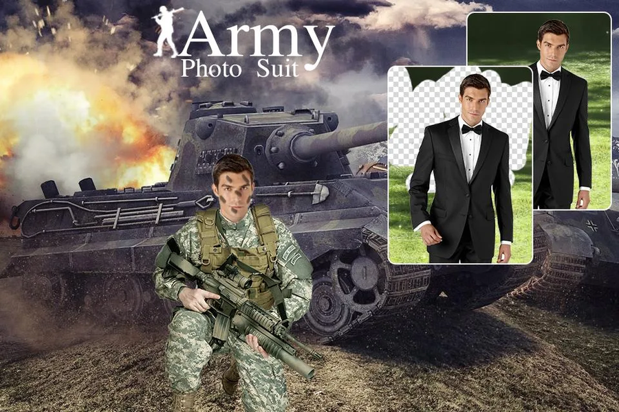 Army Suit Photo Editor - Image screenshot of android app