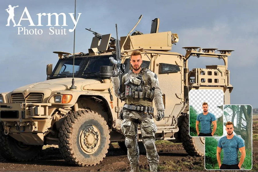 Army Suit Photo Editor - Image screenshot of android app