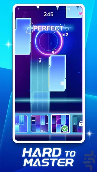 Tiles Hop Magic - پیانوی جاودیی جدید - Gameplay image of android game