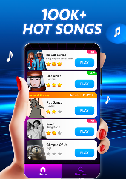 Magic Cat Piano: Music Tiles - عکس بازی موبایلی اندروید