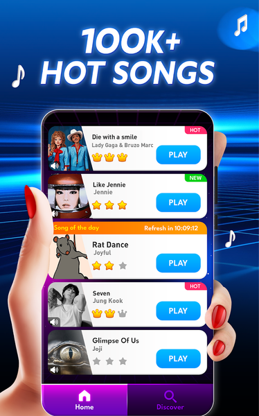 Magic Cat Piano: Music Tiles - عکس بازی موبایلی اندروید