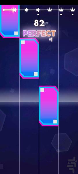 Piano Music Tiles - پیانو موزیک 2025 - Gameplay image of android game