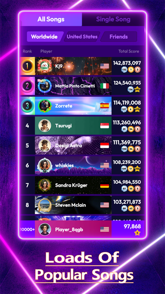 Rhythm Rush ۲ - عکس بازی موبایلی اندروید