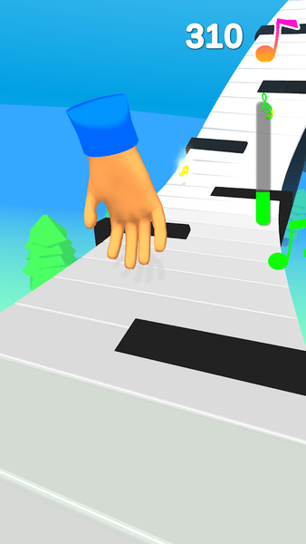 Piano Run 3D - Image screenshot of android app