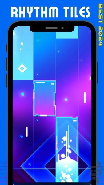 Piano Star Tiles-Tap Music 2024 - عکس بازی موبایلی اندروید