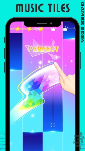 Piano Star Tiles-Tap Music 2024 - عکس بازی موبایلی اندروید