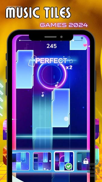 Piano Star-Tiles - پیانوی پیشرفته🎶 - عکس بازی موبایلی اندروید