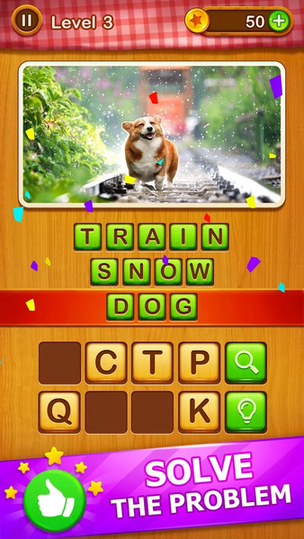 1 Pic N Words - Word Puzzle - Gameplay image of android game